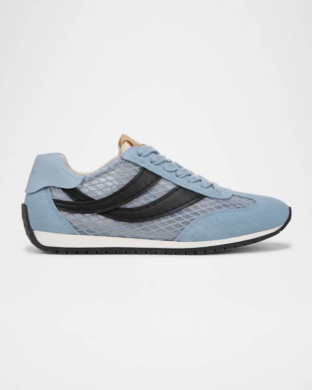 Oasis Mixed Leather Net Retro Sneakers
